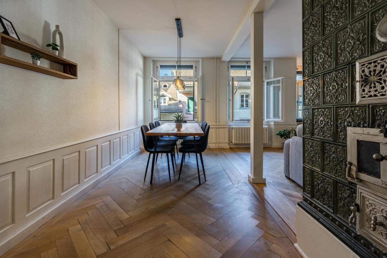 Historische Wohnung Im Herzen Der Thuner Altstadt מראה חיצוני תמונה